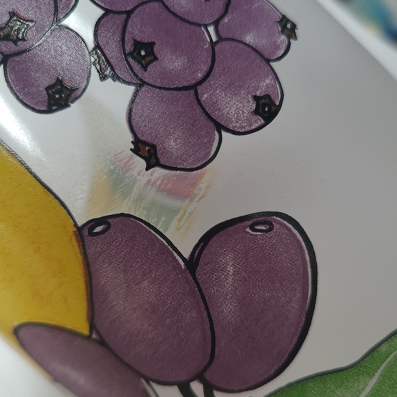 🍉Vintage French Frosted Glass Fruit Punch Set - 1 Pitcher and 4 Glasses - Picture 6 of 8